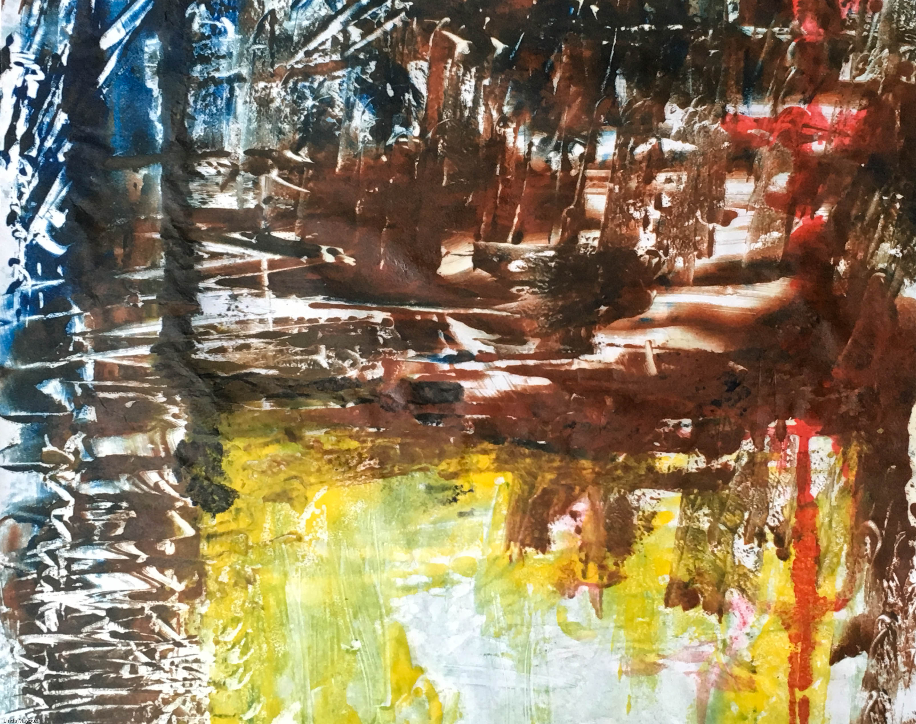 Abstract in style of Richter